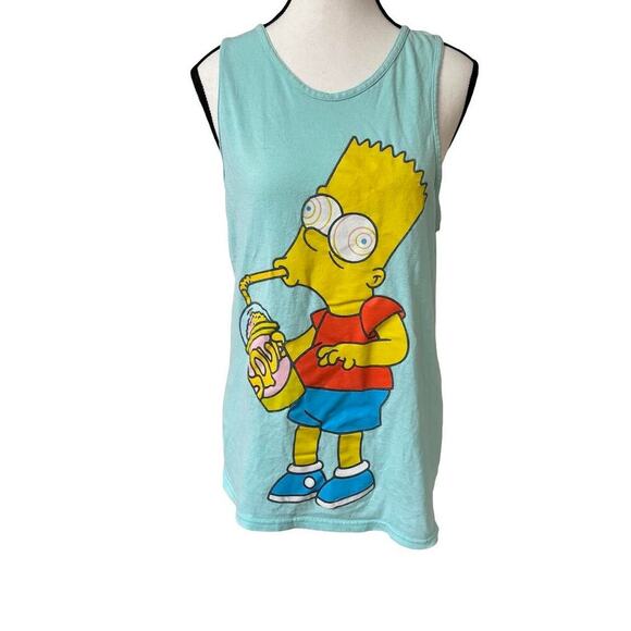 VINTAGE Y2K THE SIMPSONS GRAPHIC TANK TOP MEDIUM. - Picture 2 of 7